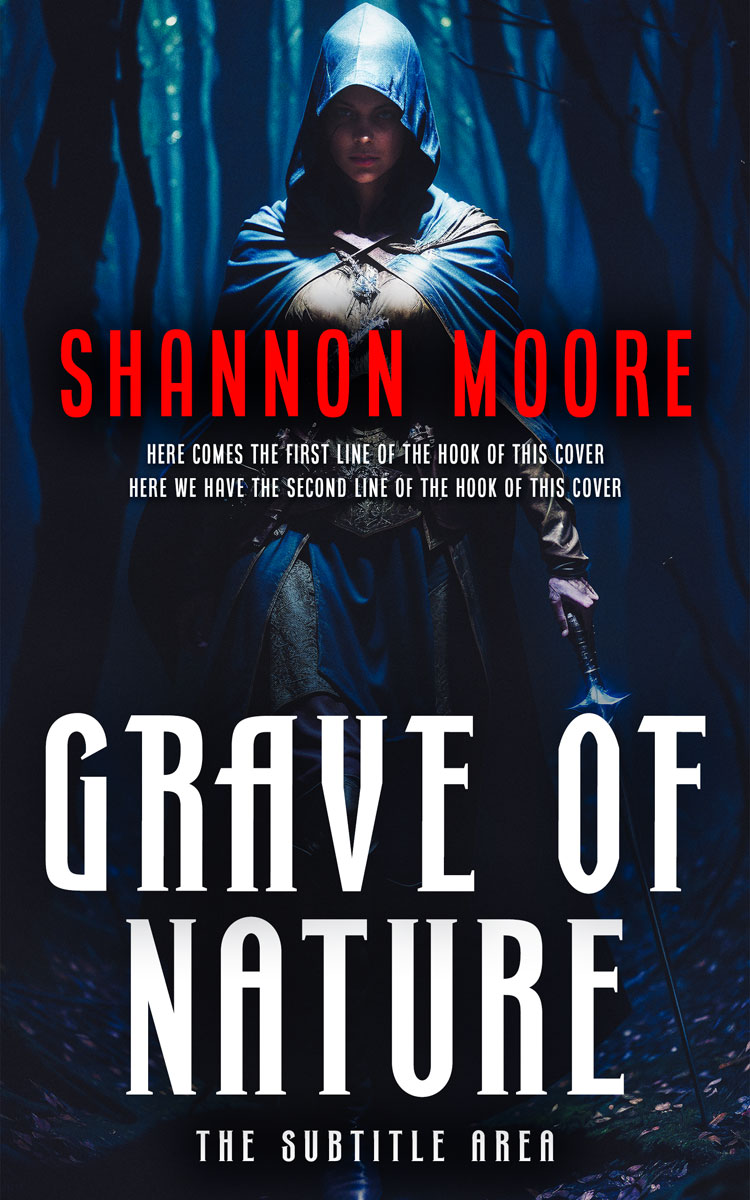 2D view of Premade Fantasy Book Cover - Mirage