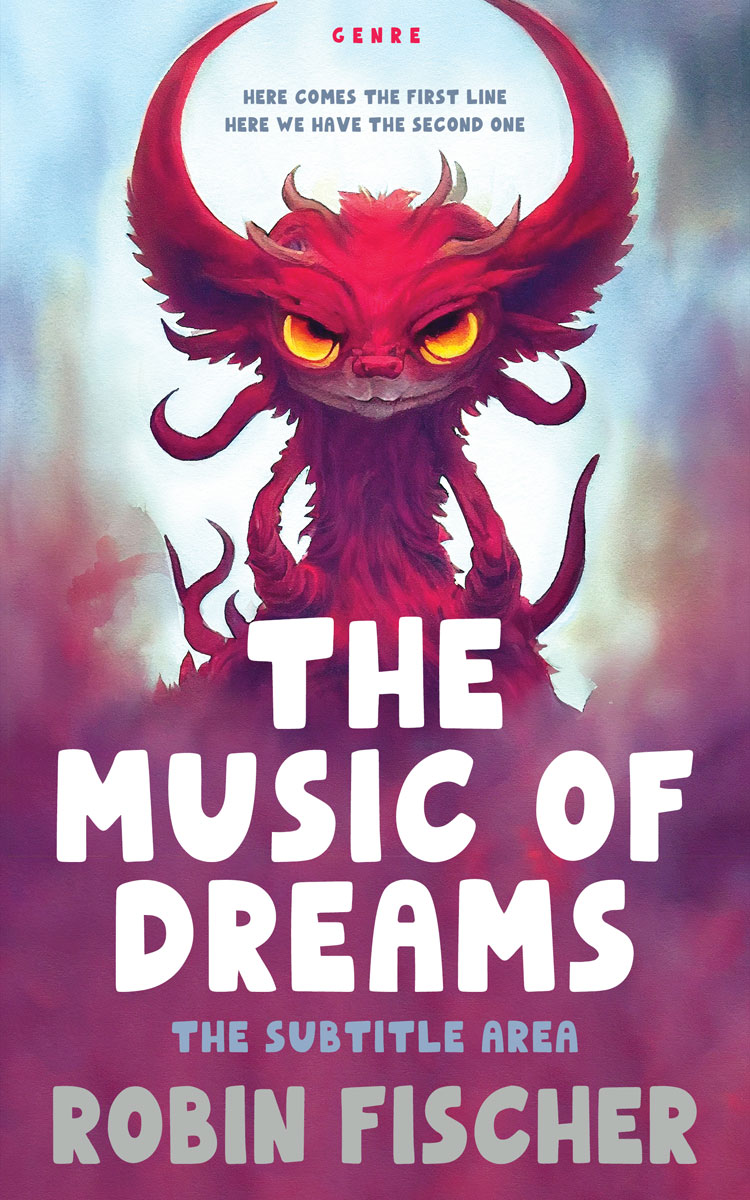 2D view of Cannon Pink #14546 - Premade Horror Book Cover