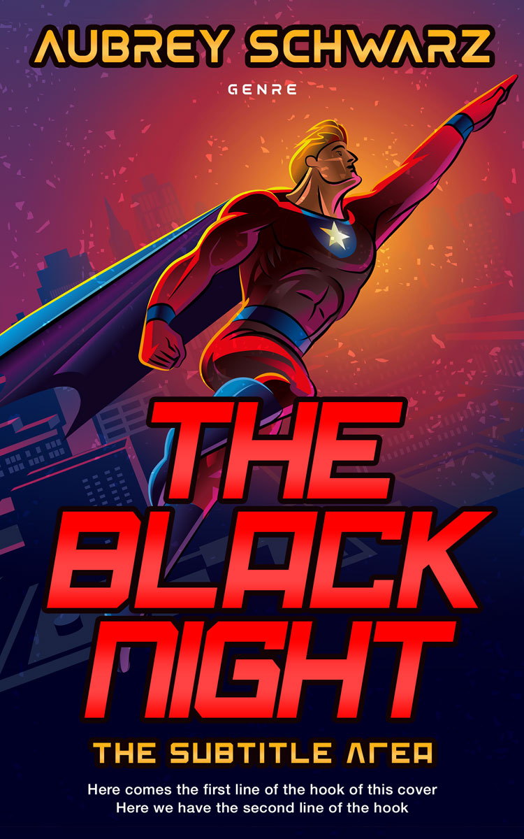 2D view of Premade Science Fiction Book Cover - Cinnabar