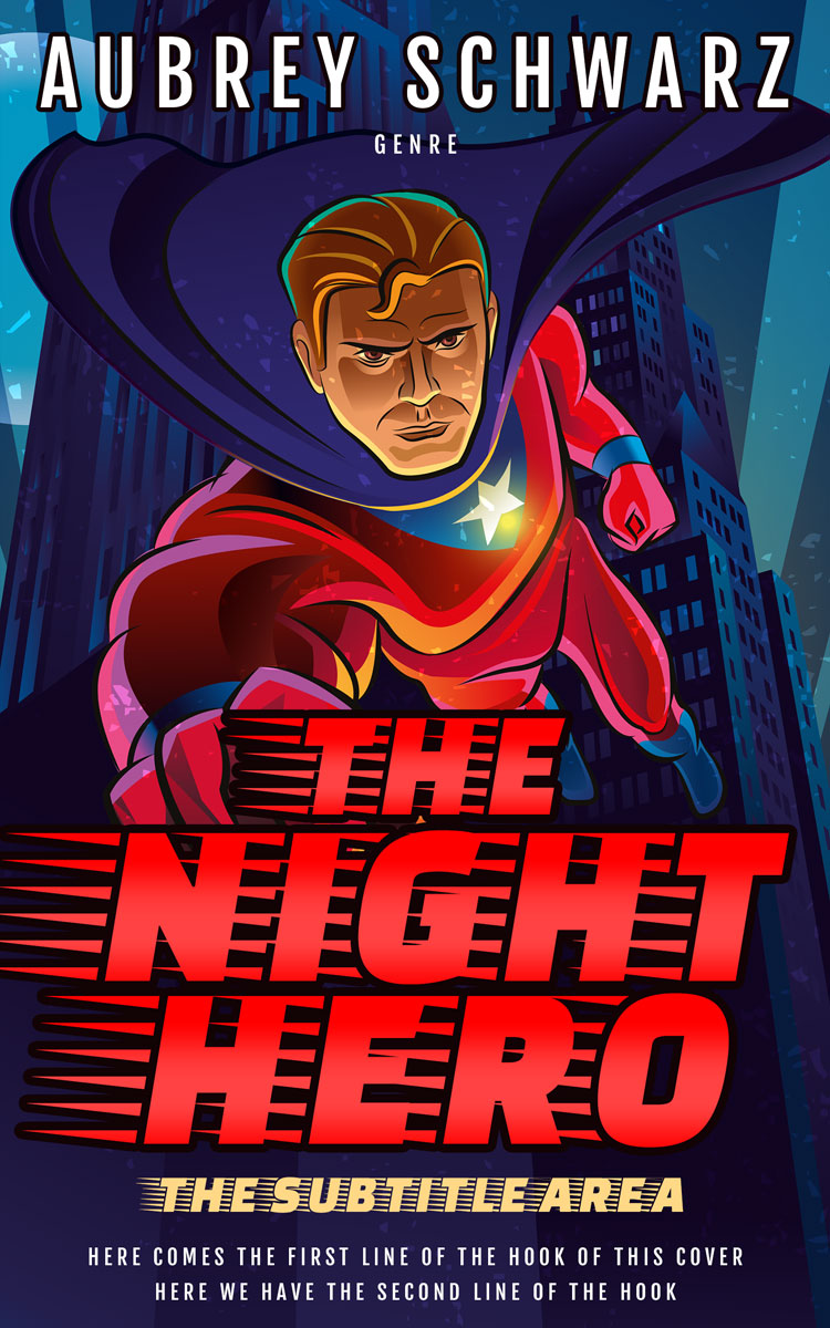 2D view of Cinnabar #14564 - Premade Science Fiction Book Cover