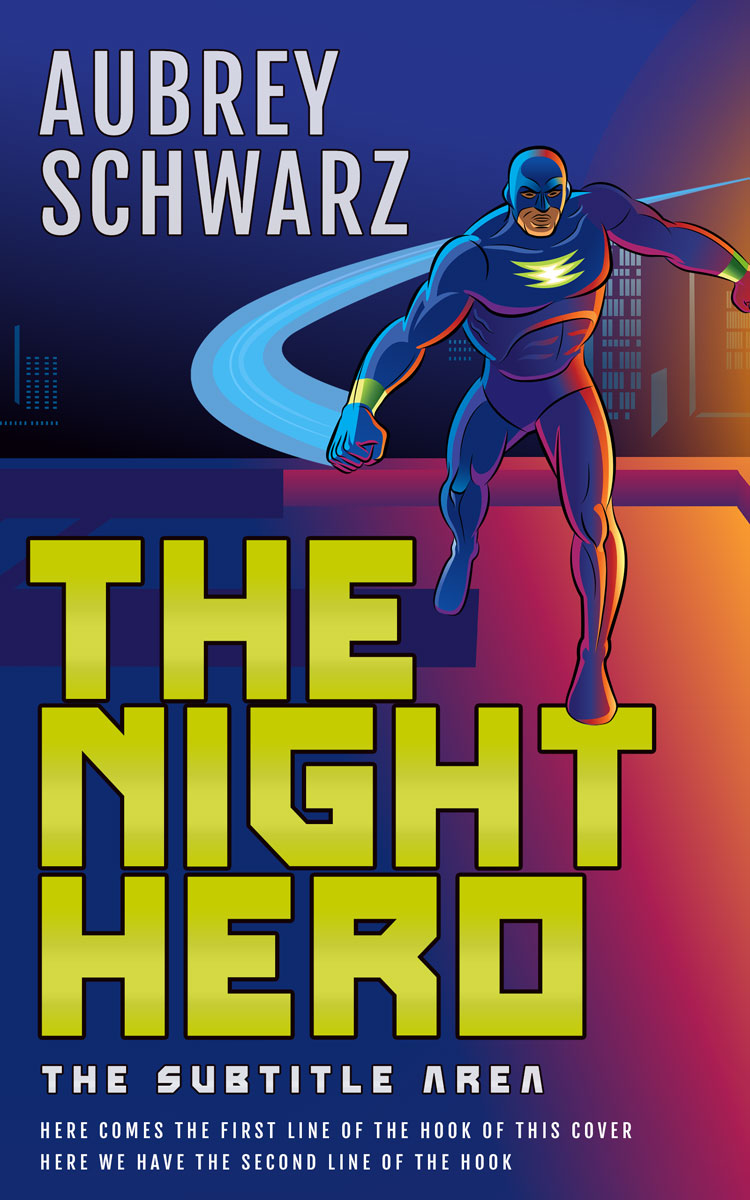 2D view of Premade Action & Adventure Book Cover - Roti