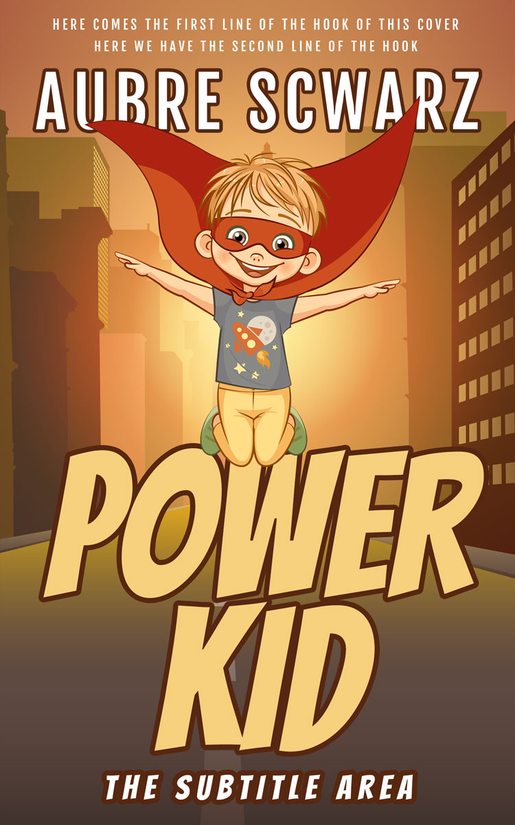 2D view of Nutmeg #14571 - Premade Children's Book Cover