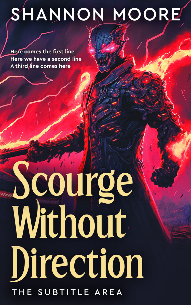 2D view of Sunglo #14574 - Premade Science Fiction Book Cover