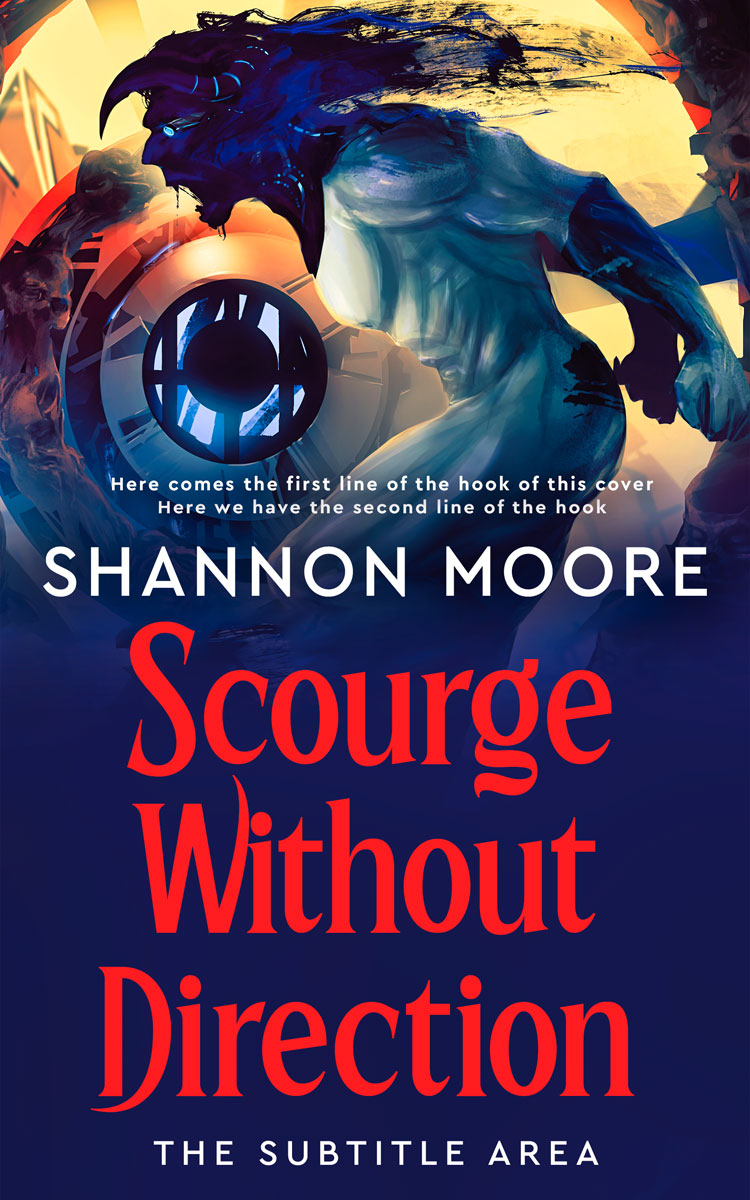 2D view of Apricot #14576 - Premade Science Fiction Book Cover