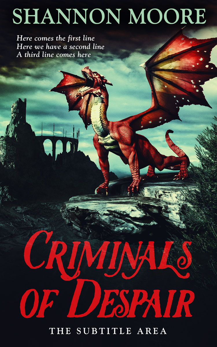 2D view of Old Rose #14586 - Premade Fantasy Book Cover