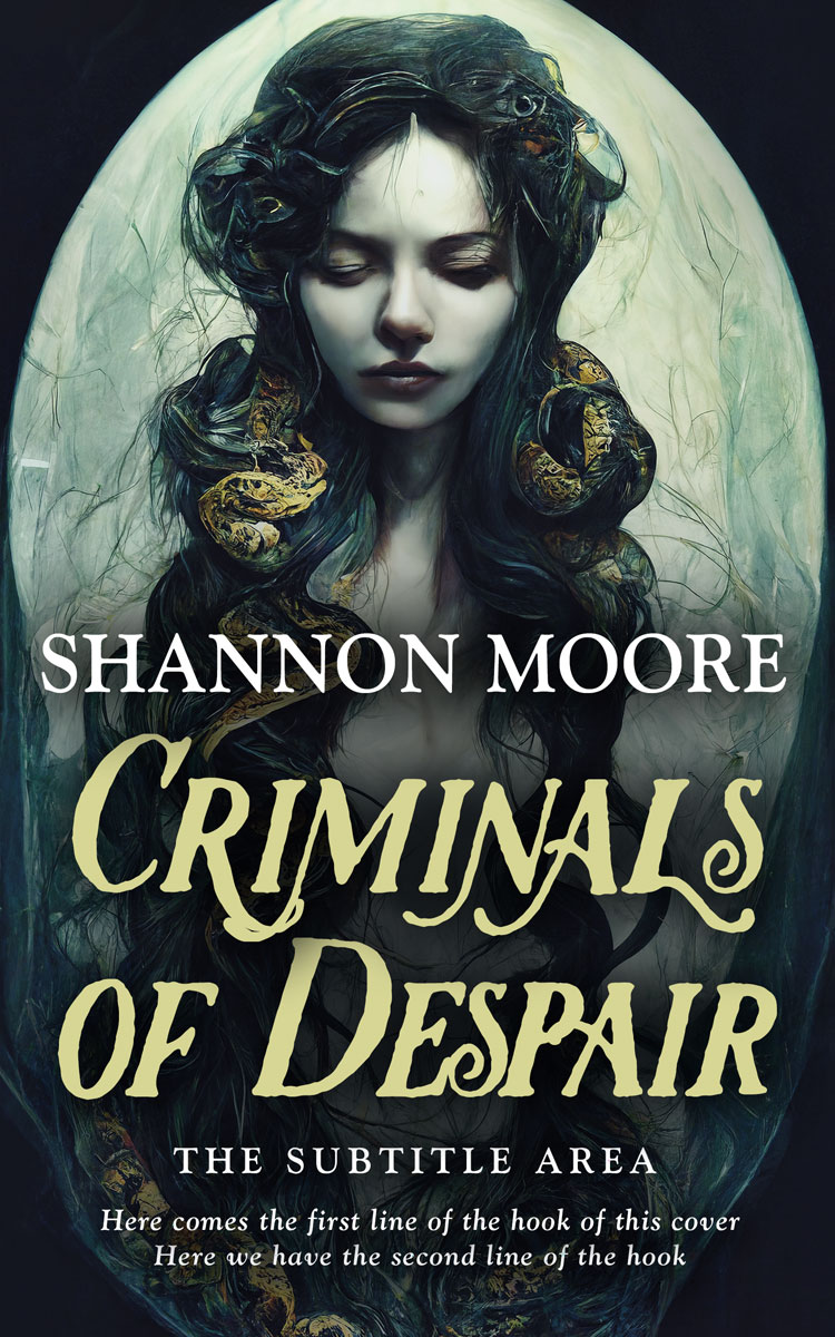 2D view of Coriander #14589 - Premade Fantasy Book Cover