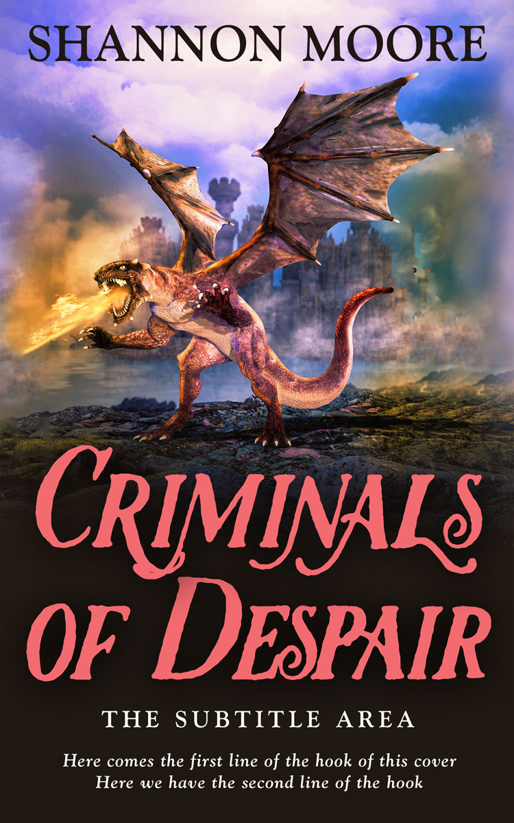 2D view of Petite Orchid #14592 - Premade Fantasy Book Cover