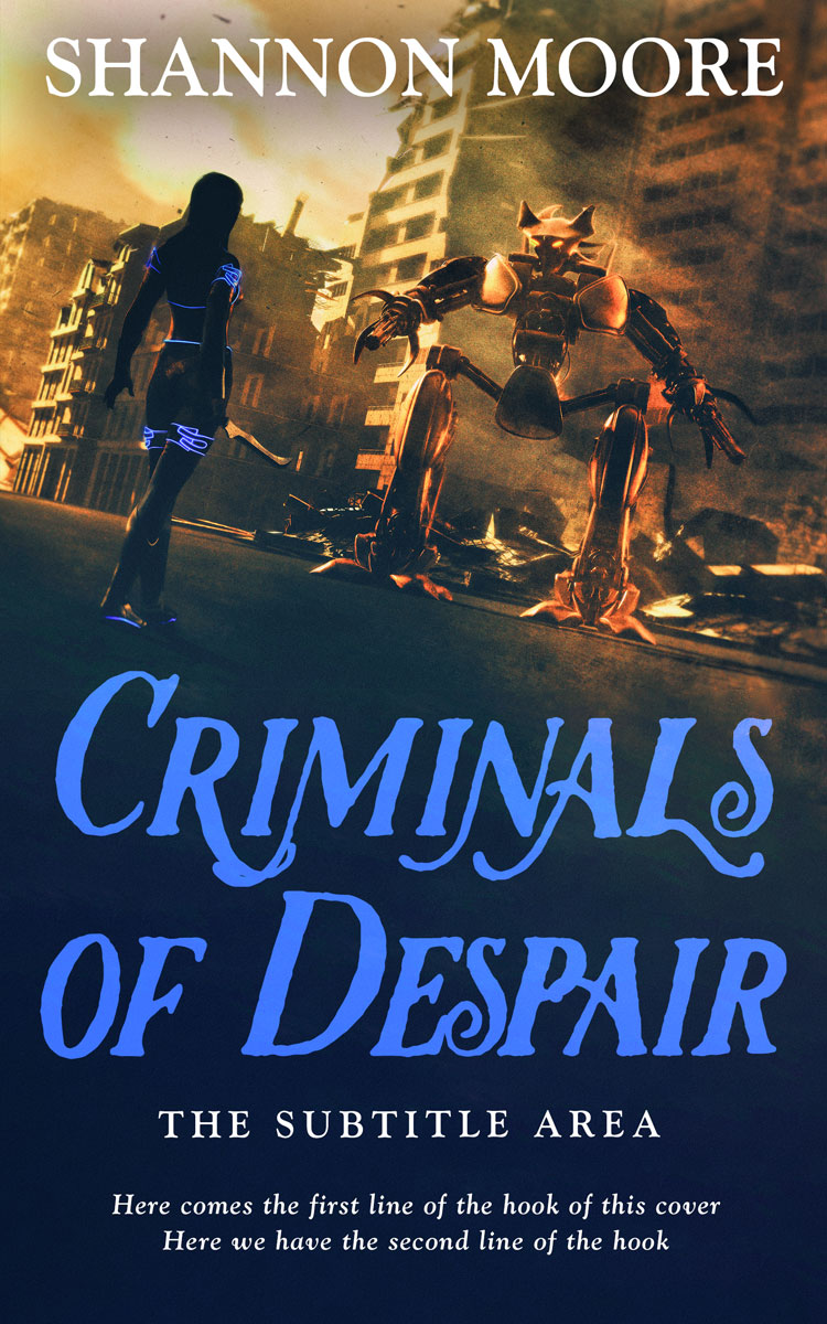 2D view of Ebony Clay #14600 - Premade Apocalyptica Book Cover