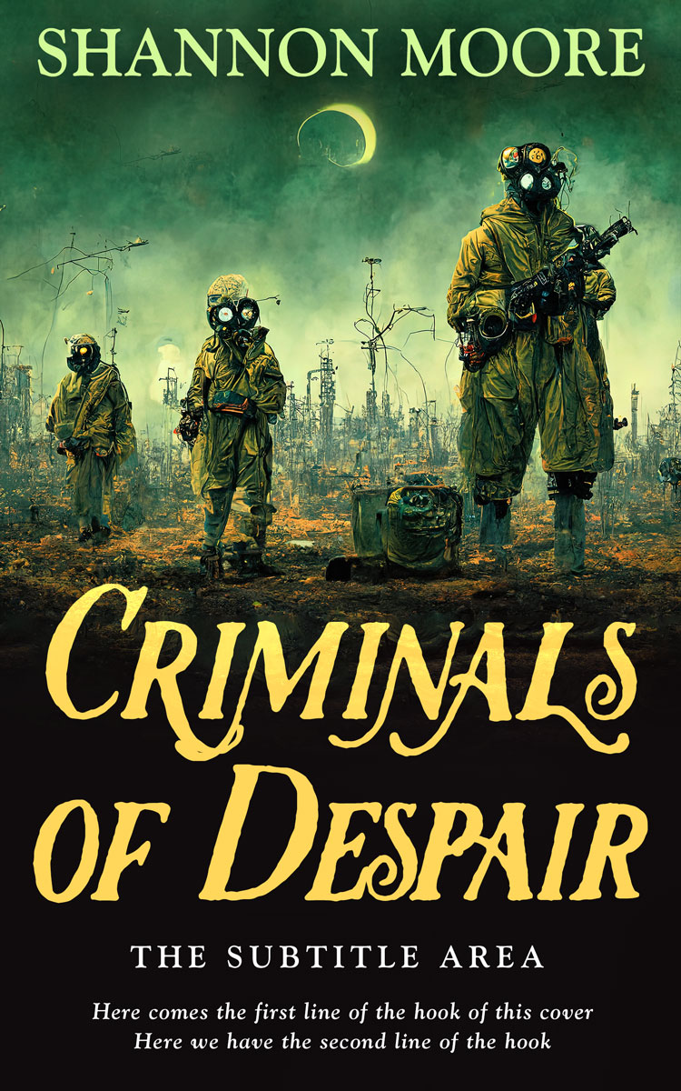 2D view of Premade Apocalyptica Book Cover - Tacha