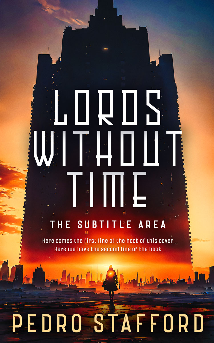 2D view of Burnt Sienna #14615 - Premade Apocalyptica Book Cover