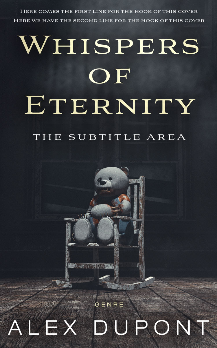 2D view of Shark #14623 - Premade Horror Book Cover