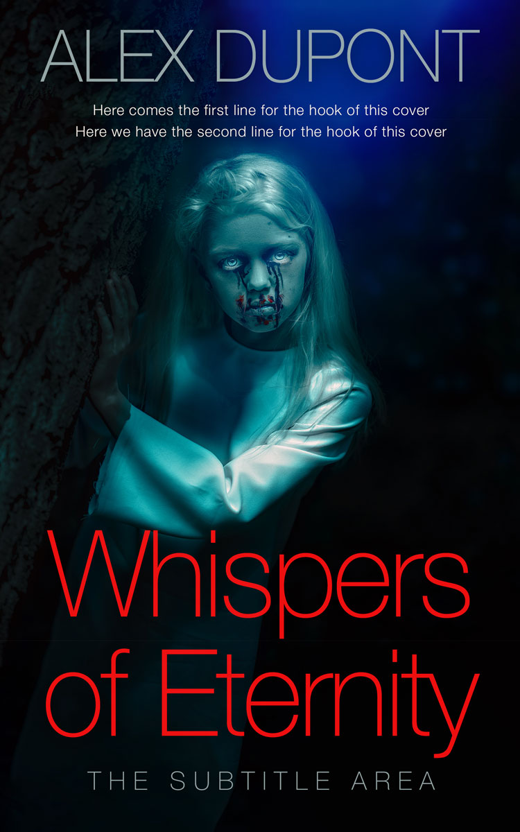 2D view of Premade Horror Book Cover - Black Pearl