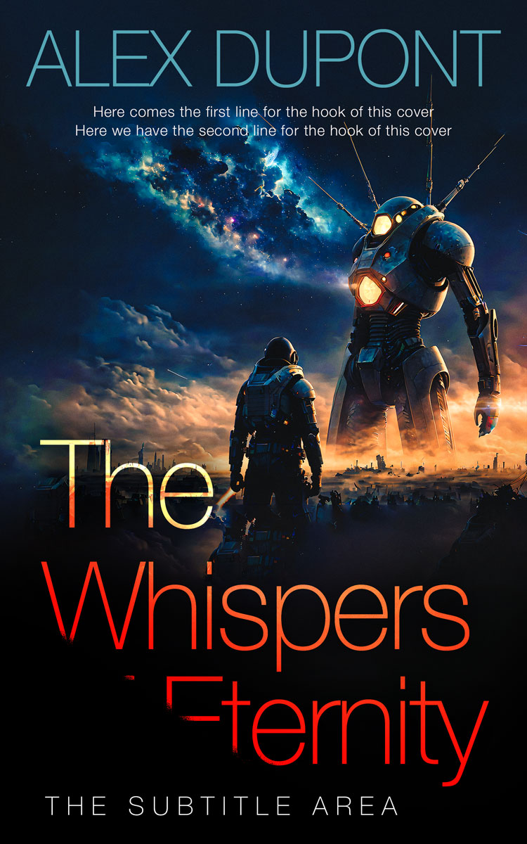 2D view of Premade Apocalyptica Book Cover - Vulcan