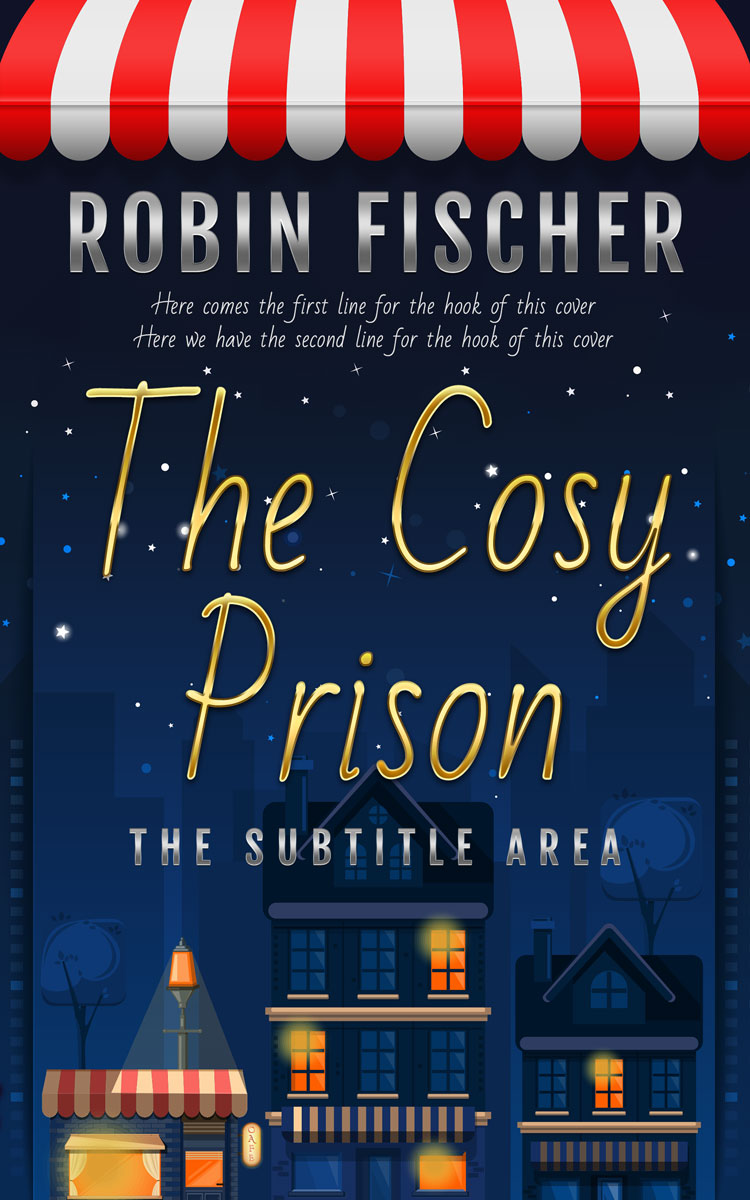 2D view of Blue Zodiac #14658 - Premade Chick Lit Book Cover