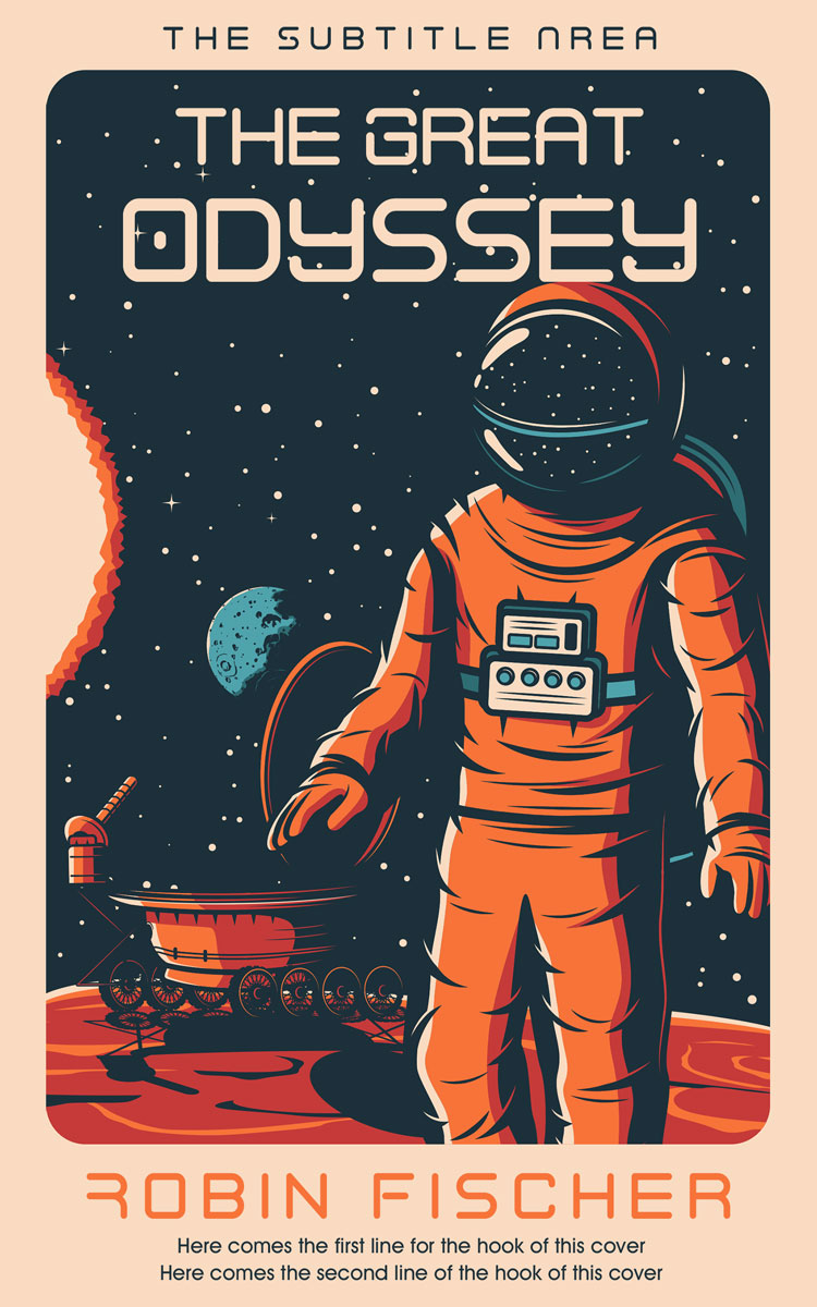 2D view of Ebony Clay #14669 - Premade Apocalyptica Book Cover