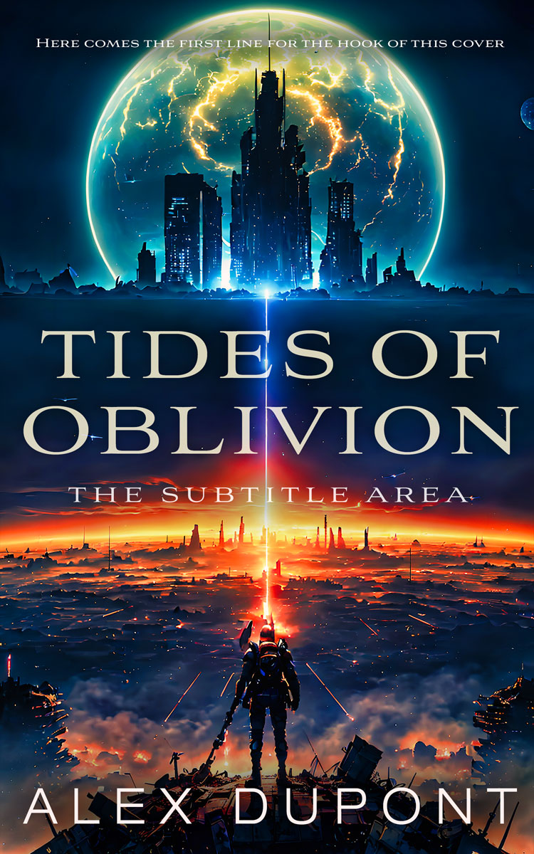 2D view of Big Stone #14672 - Premade Apocalyptica Book Cover