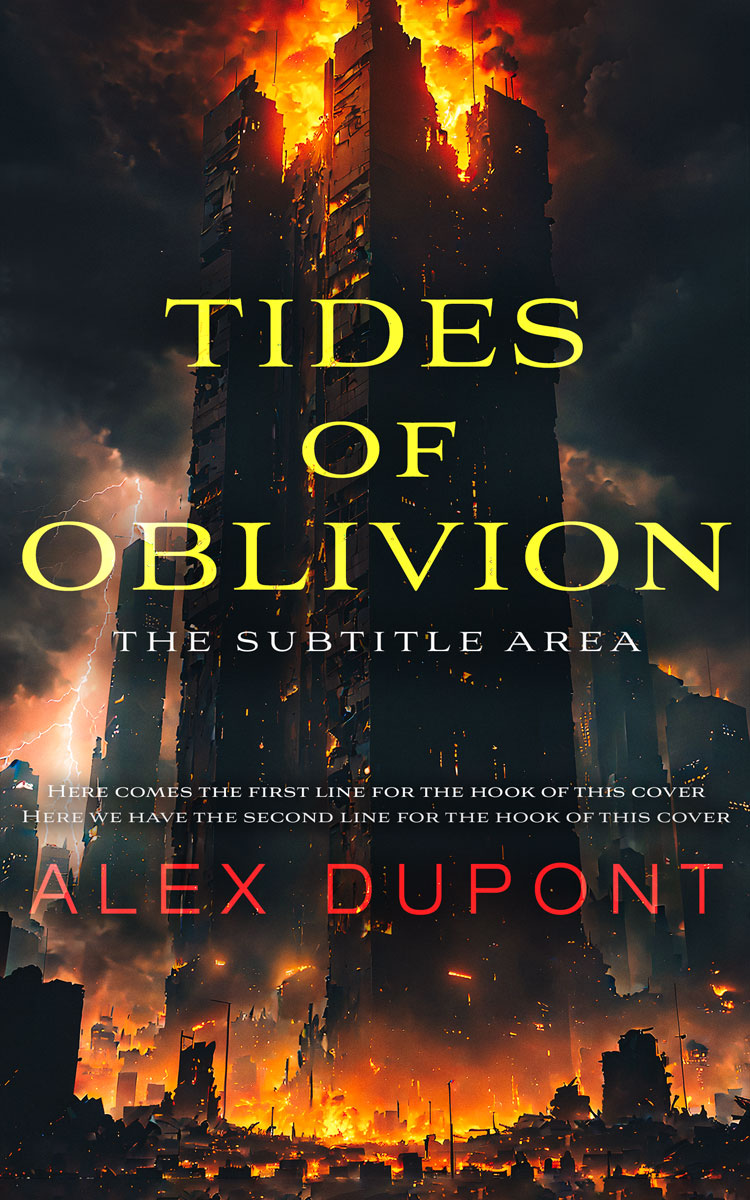 2D view of Shark #14678 - Premade Apocalyptica Book Cover