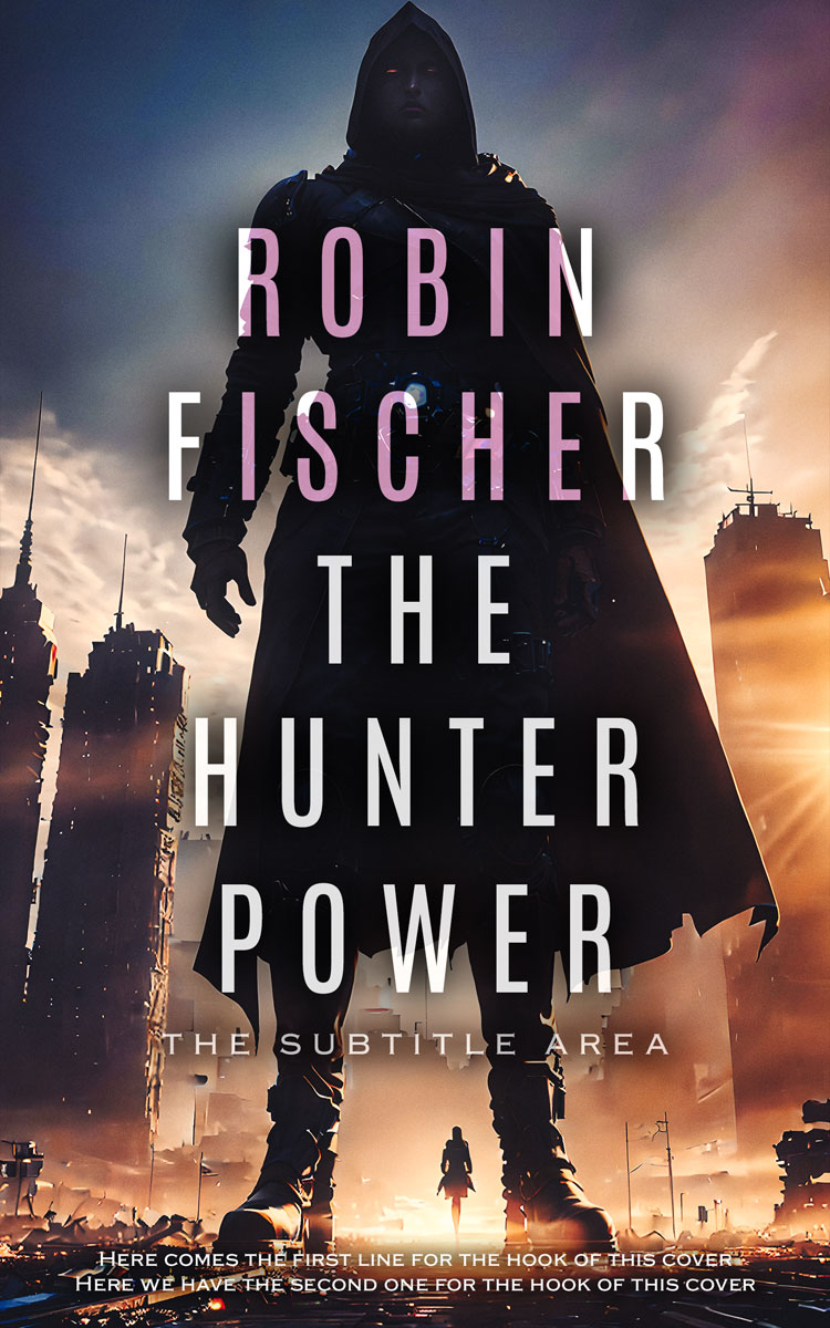 2D view of Premade Apocalyptica Book Cover - Cameo