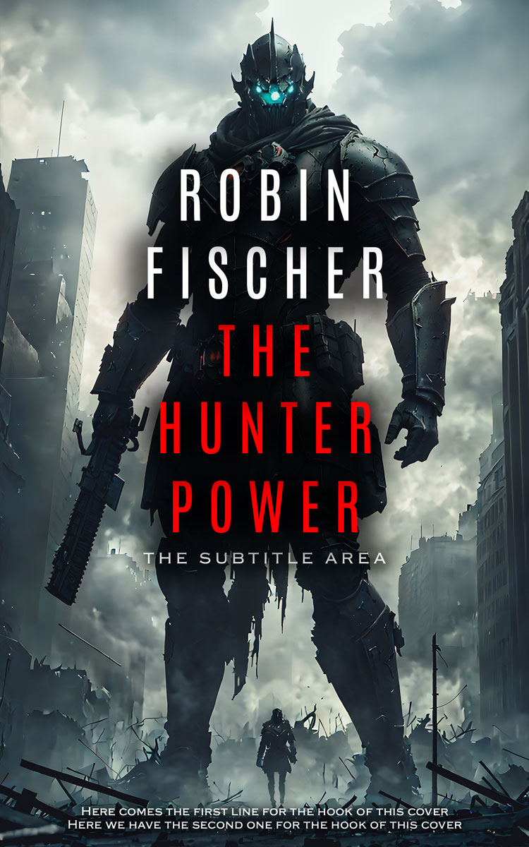 2D view of Silver Rust #14688 - Premade Apocalyptica Book Cover