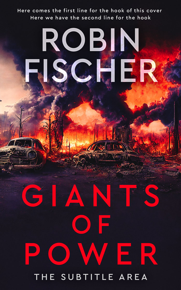 2D view of Roman #14691 - Premade Apocalyptica Book Cover