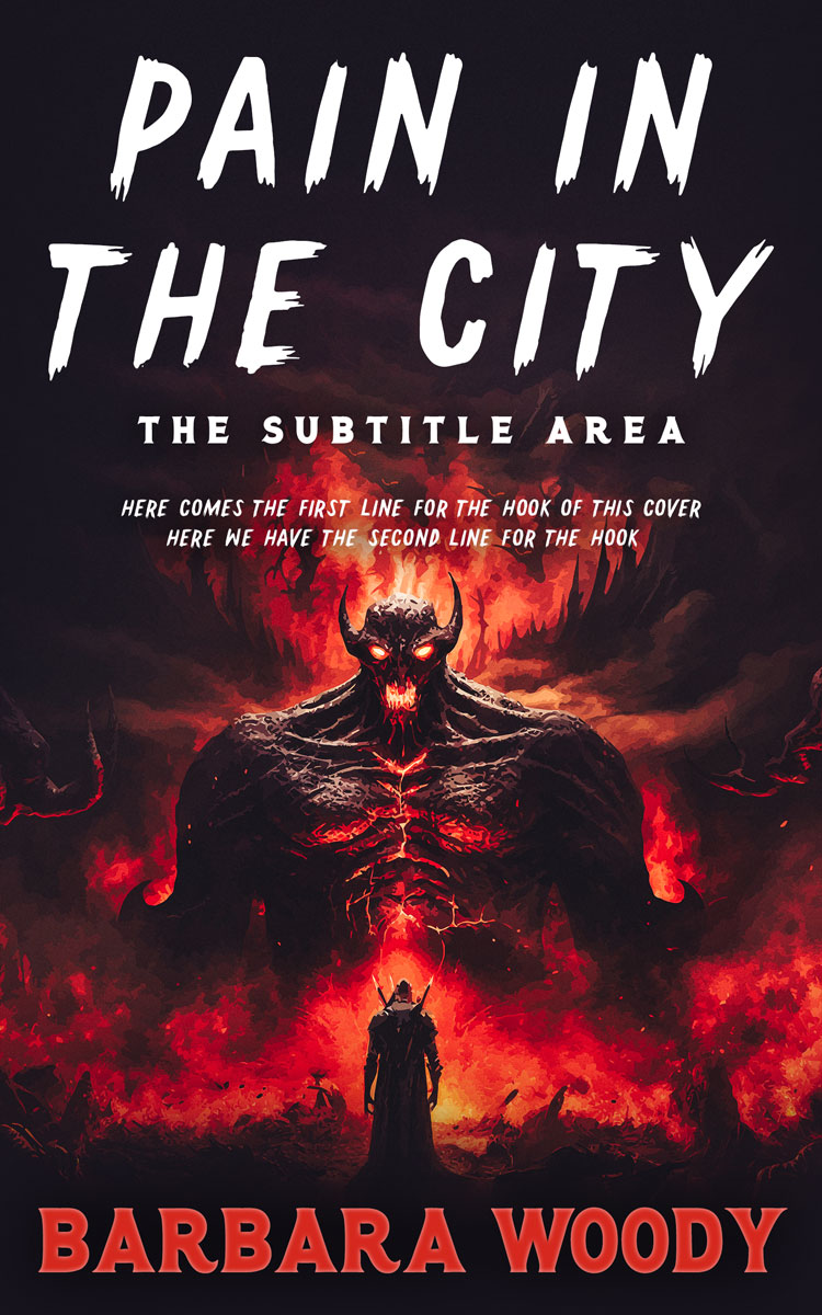 2D view of Thunder #14700 - Premade Horror Book Cover