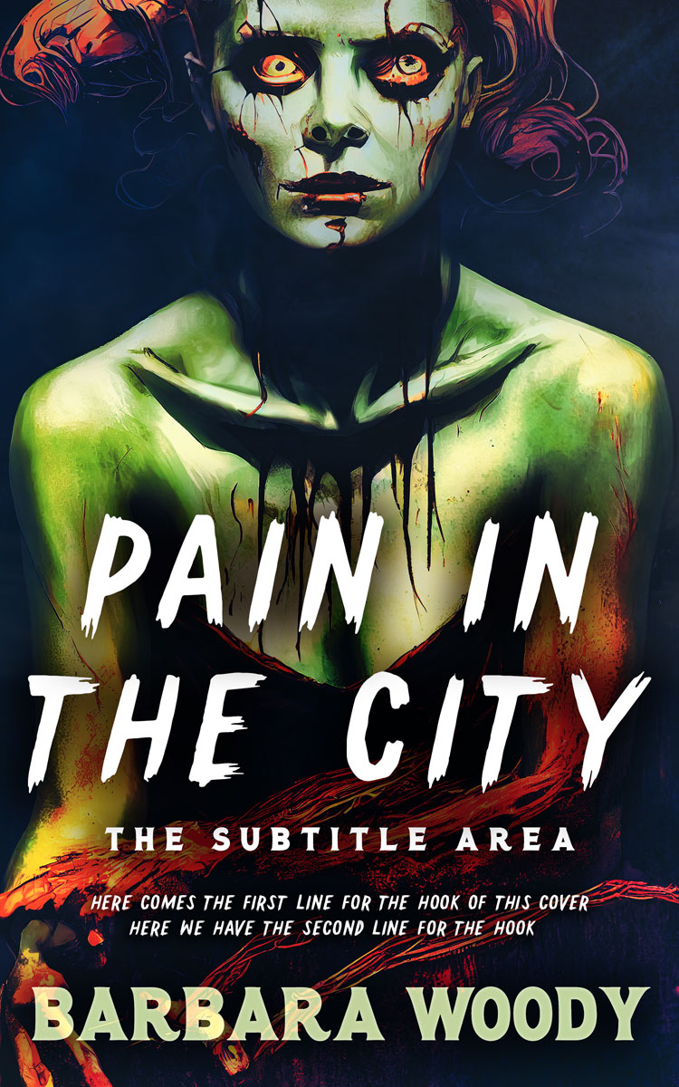 2D view of Indian Khaki #14701 - Premade Apocalyptica Book Cover