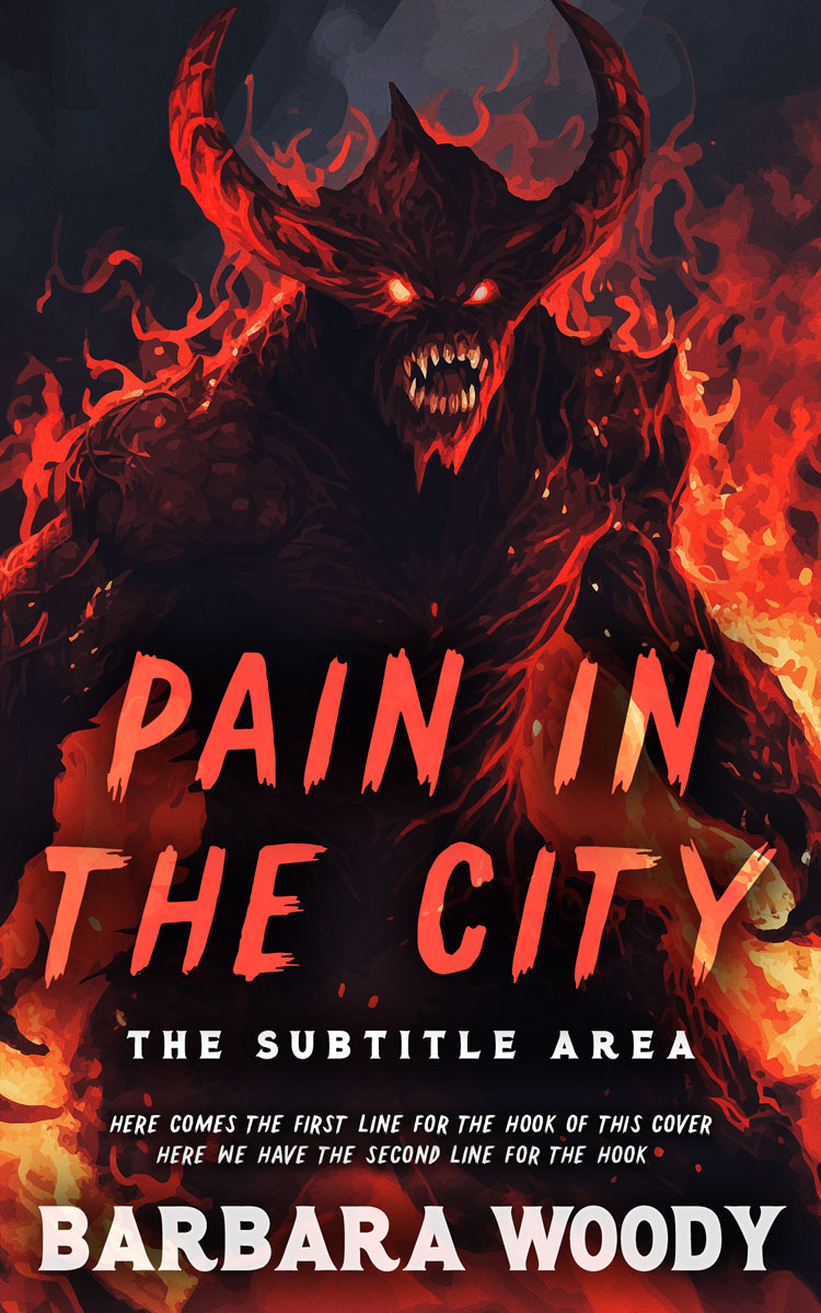 2D view of Terracotta #14702 - Premade Horror Book Cover