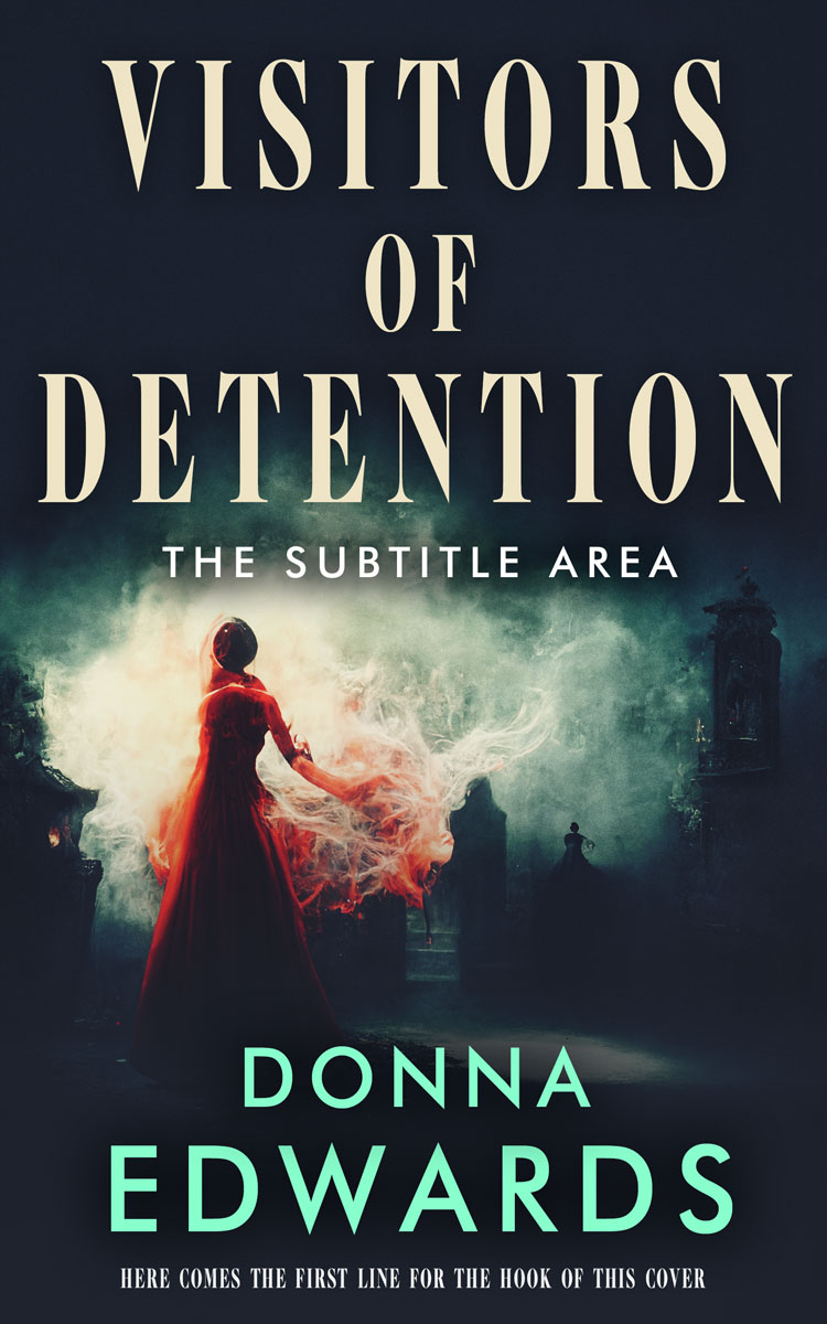 2D view of Ebony Clay #14715 - Premade Horror Book Cover