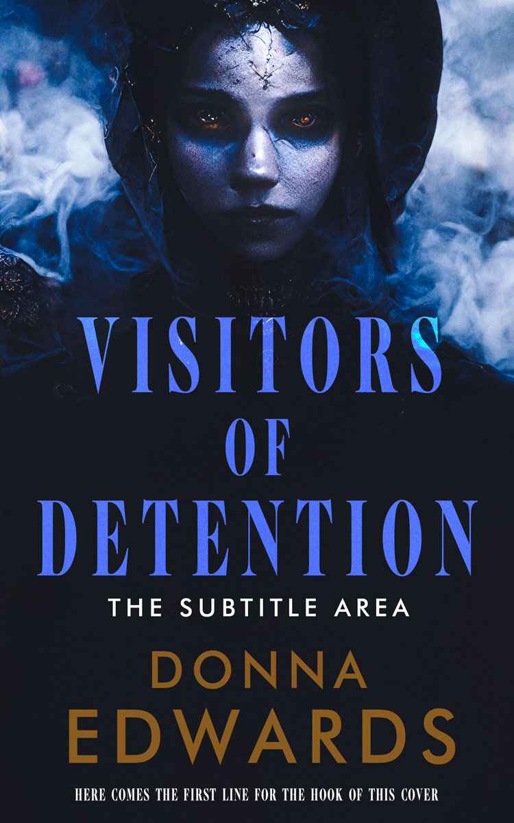 2D view of Premade Horror Book Cover - Mirage