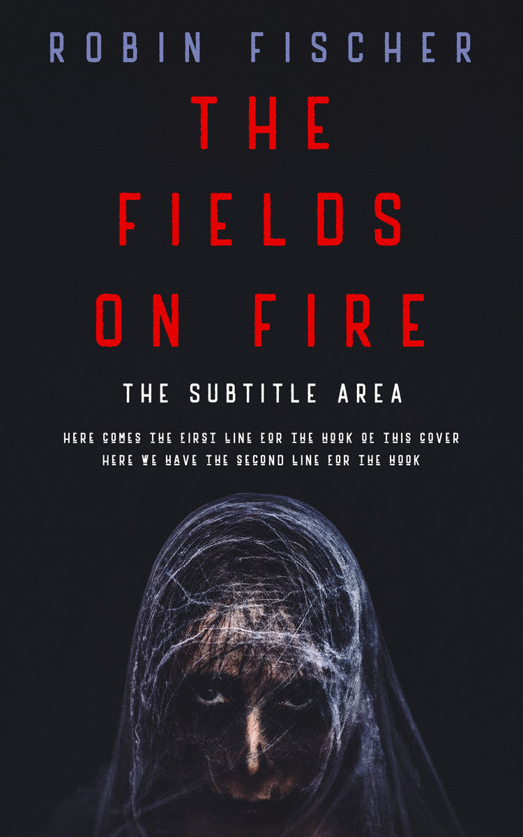 2D view of Shark #14725 - Premade Horror Book Cover