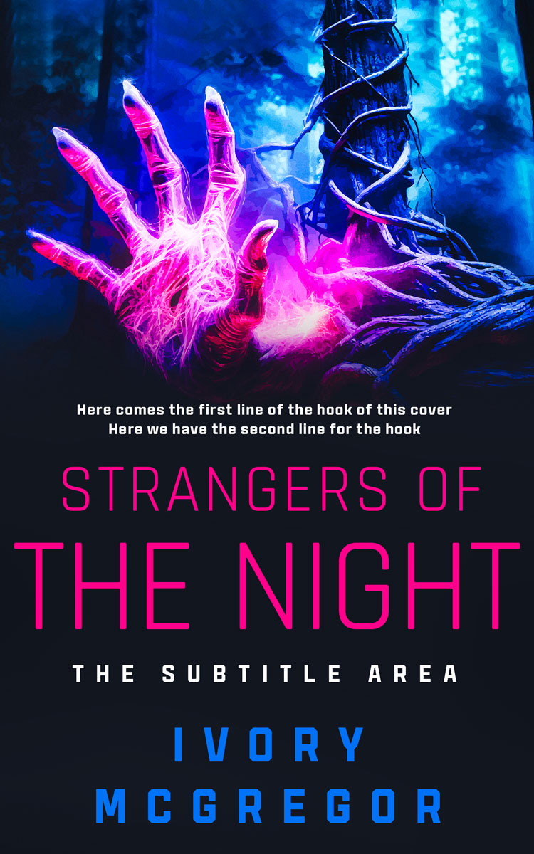 2D view of Orchid #14798 - Premade Horror Book Cover