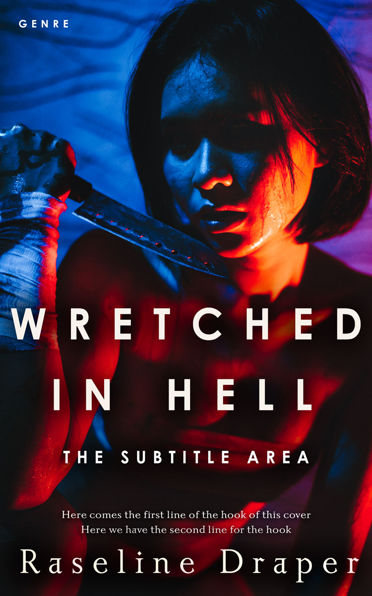 2D view of Premade Horror Book Cover - Bastille