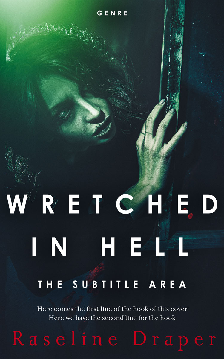 2D view of Timber Green #14816 - Premade Horror Book Cover