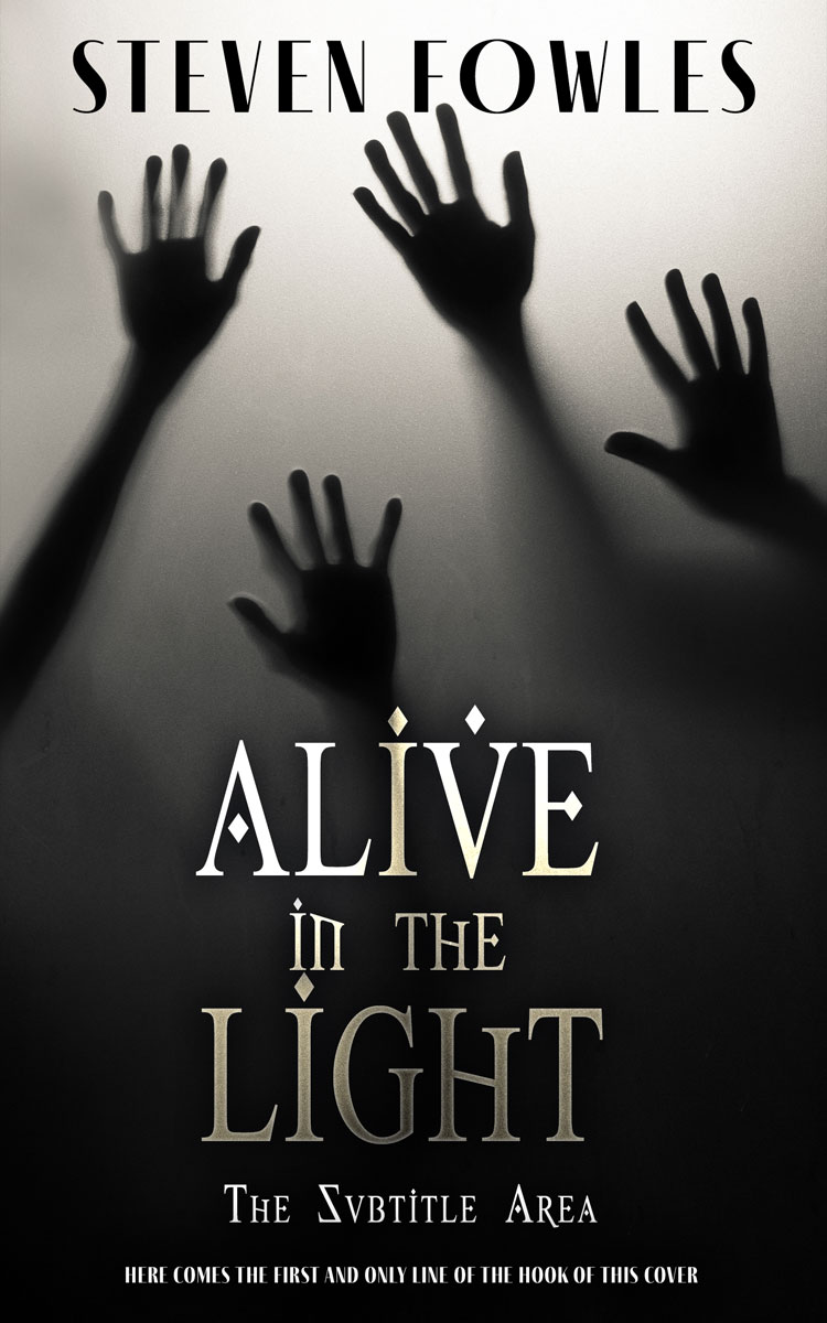 2D view of Premade Horror Book Cover - Tuatara