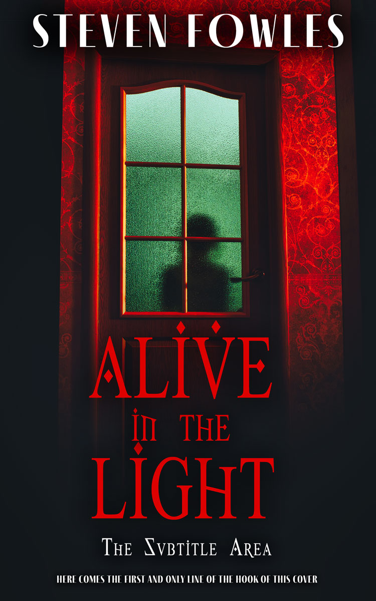 2D view of Cod Gray #14831 - Premade Horror Book Cover