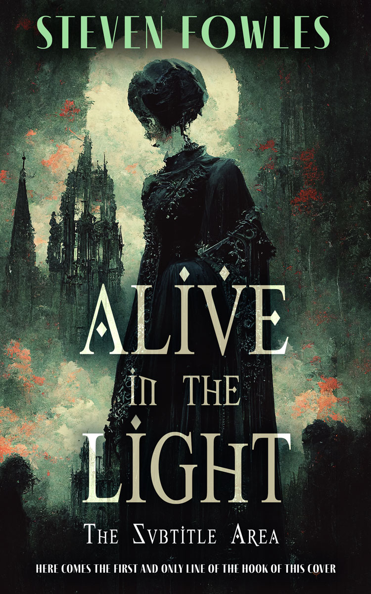 2D view of Coral Reef #14834 - Premade Horror Book Cover