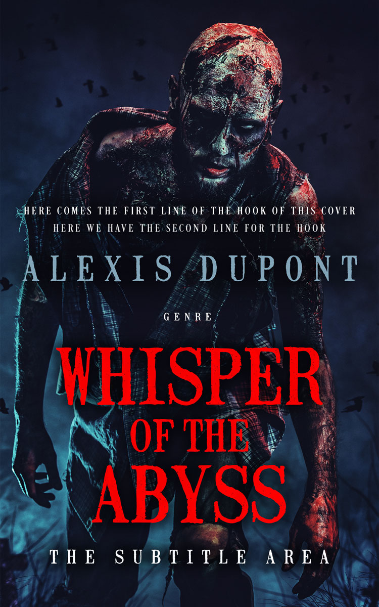 2D view of Premade Horror Book Cover - Mirage