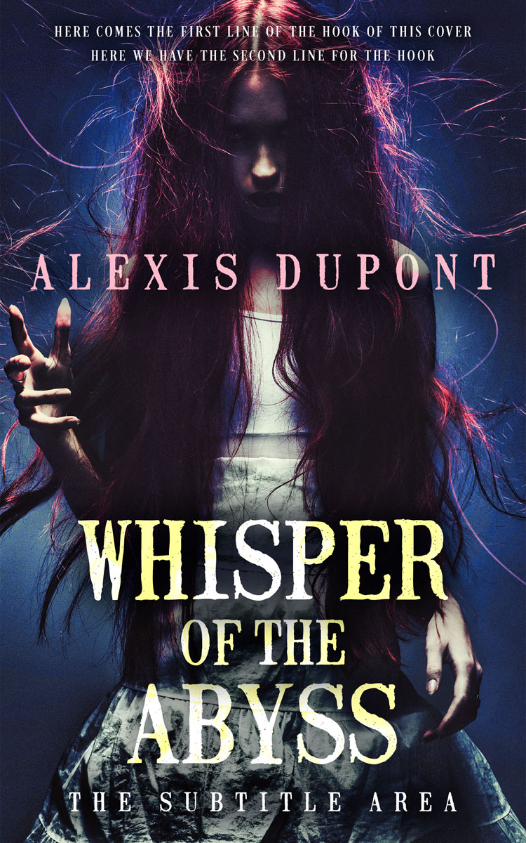 2D view of Steel Gray #14845 - Premade Horror Book Cover