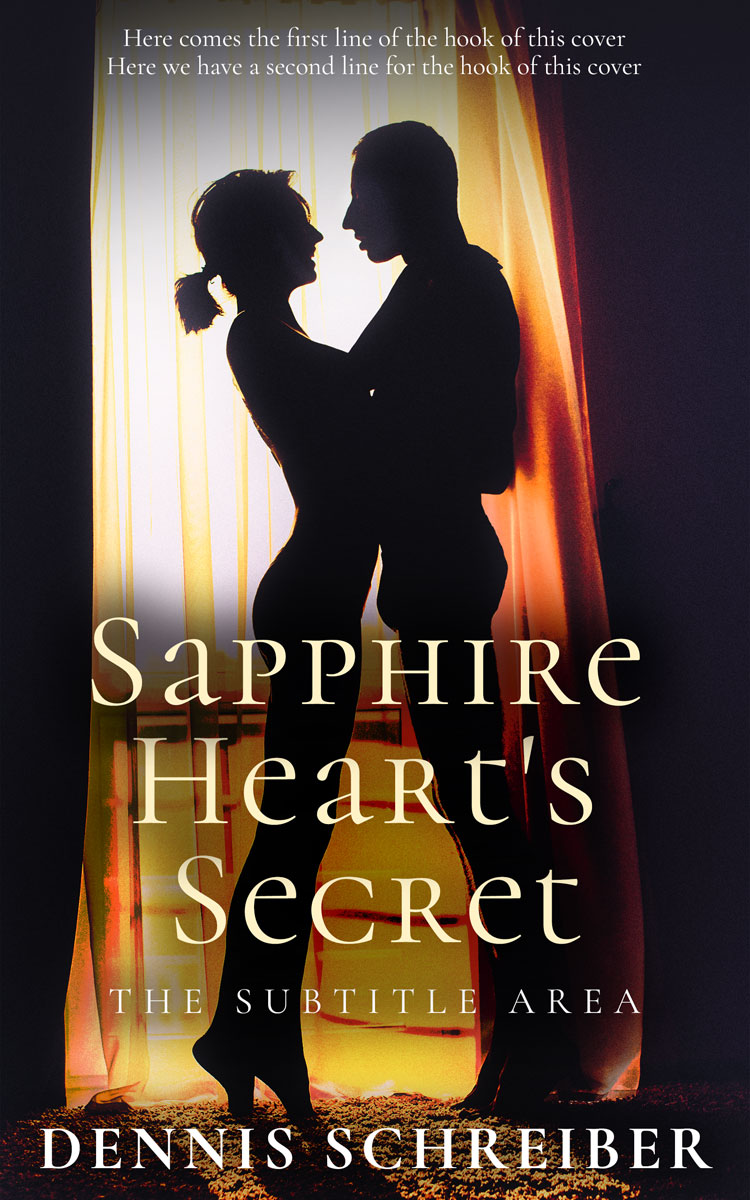 2D view of Premade Erotica Book Cover - Tan