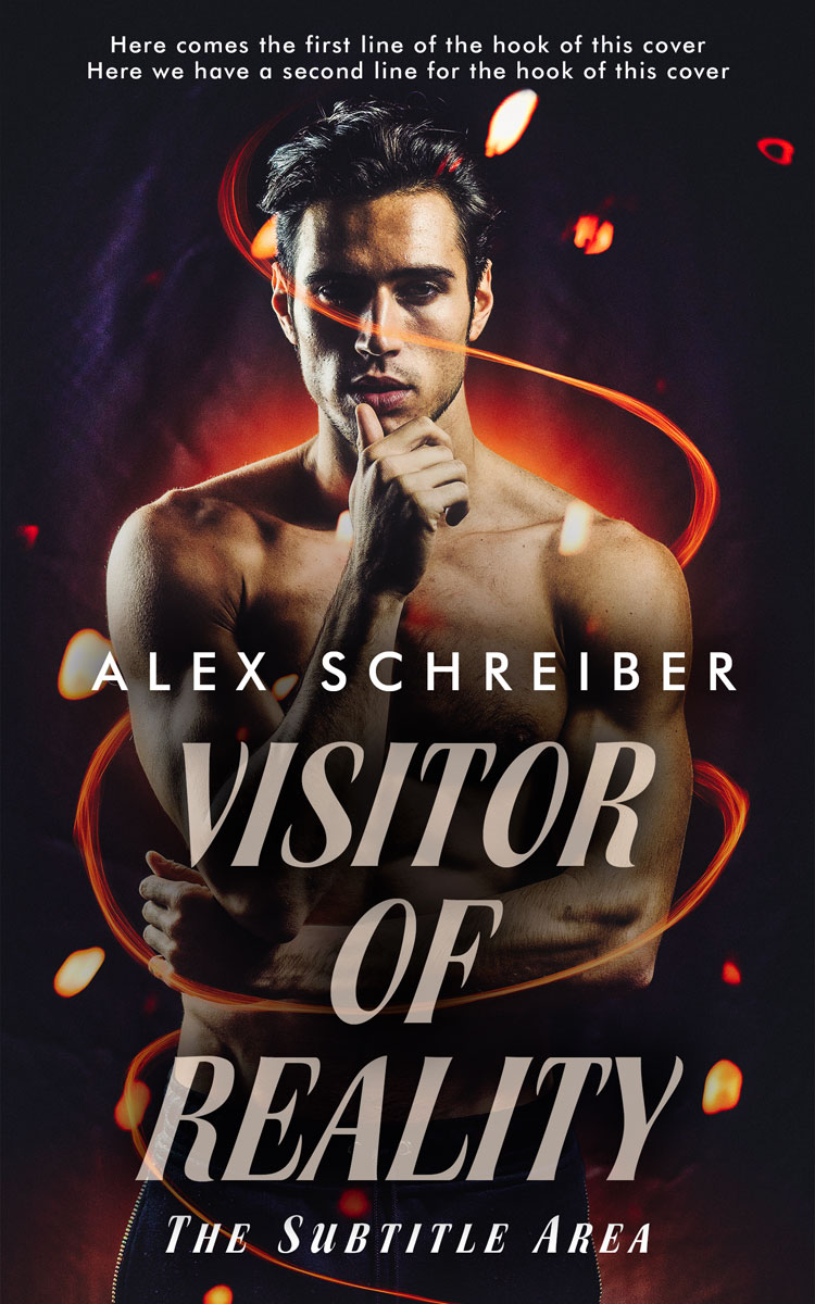 3D mockup of Thunder #14896 - Premade Erotica Book Cover | BookCoverZone