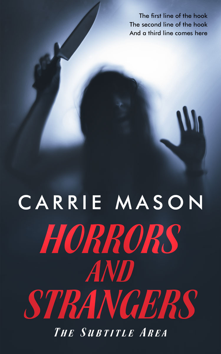 2D view of Careys Pink #14901 - Premade Horror Book Cover