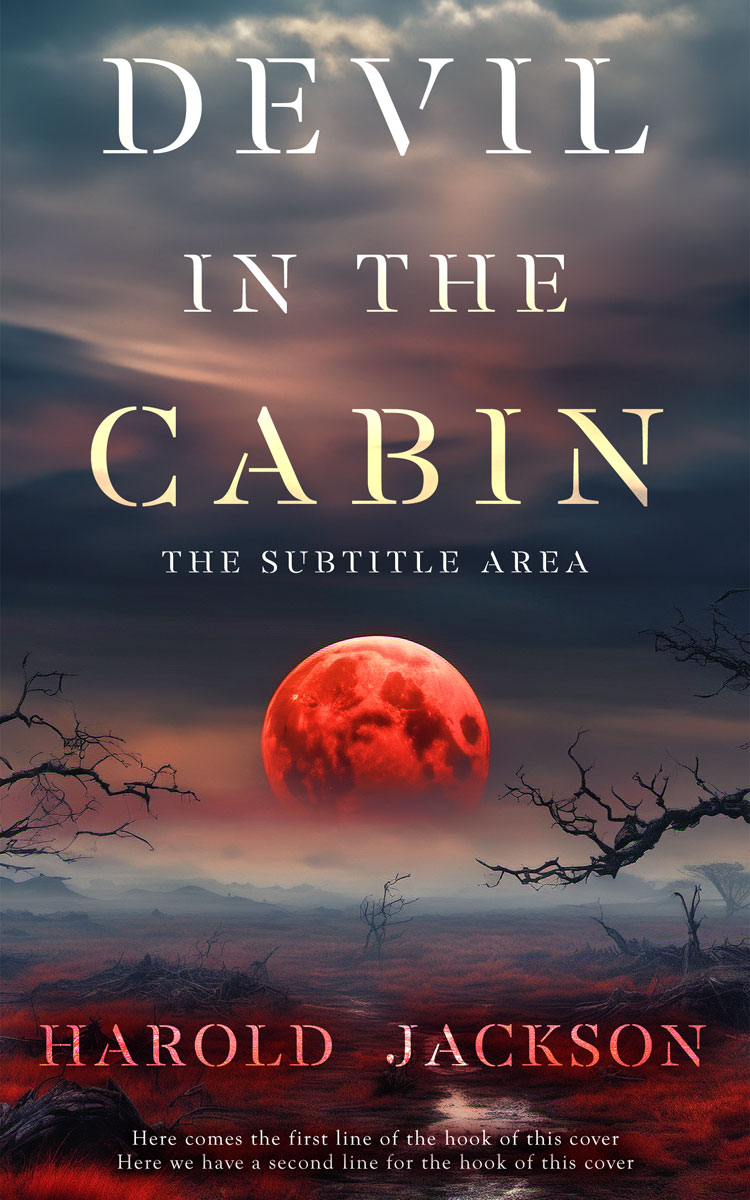 2D view of Tundora #14915 - Premade Horror Book Cover