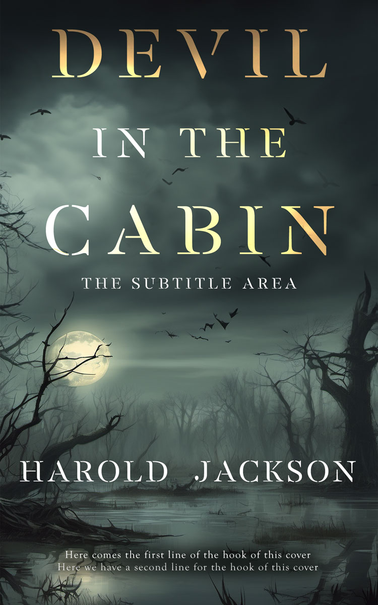 2D view of Cape Cod #14916 - Premade Horror Book Cover