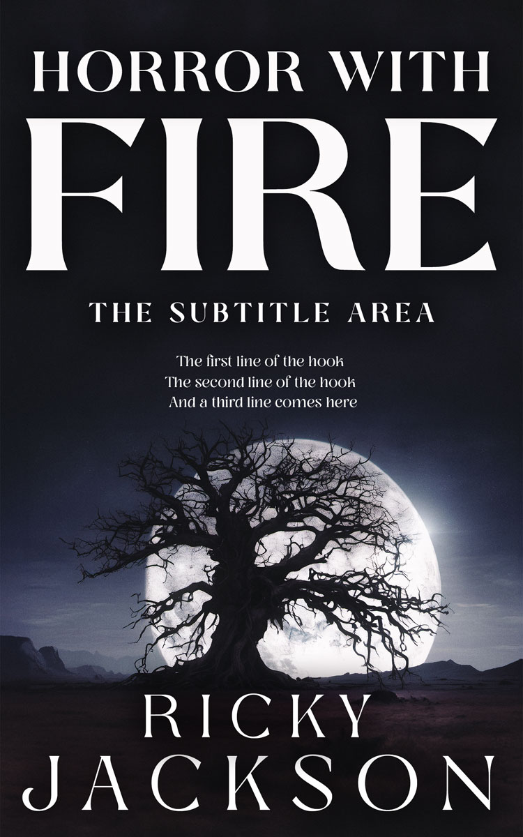 2D view of Shark #14926 - Premade Horror Book Cover