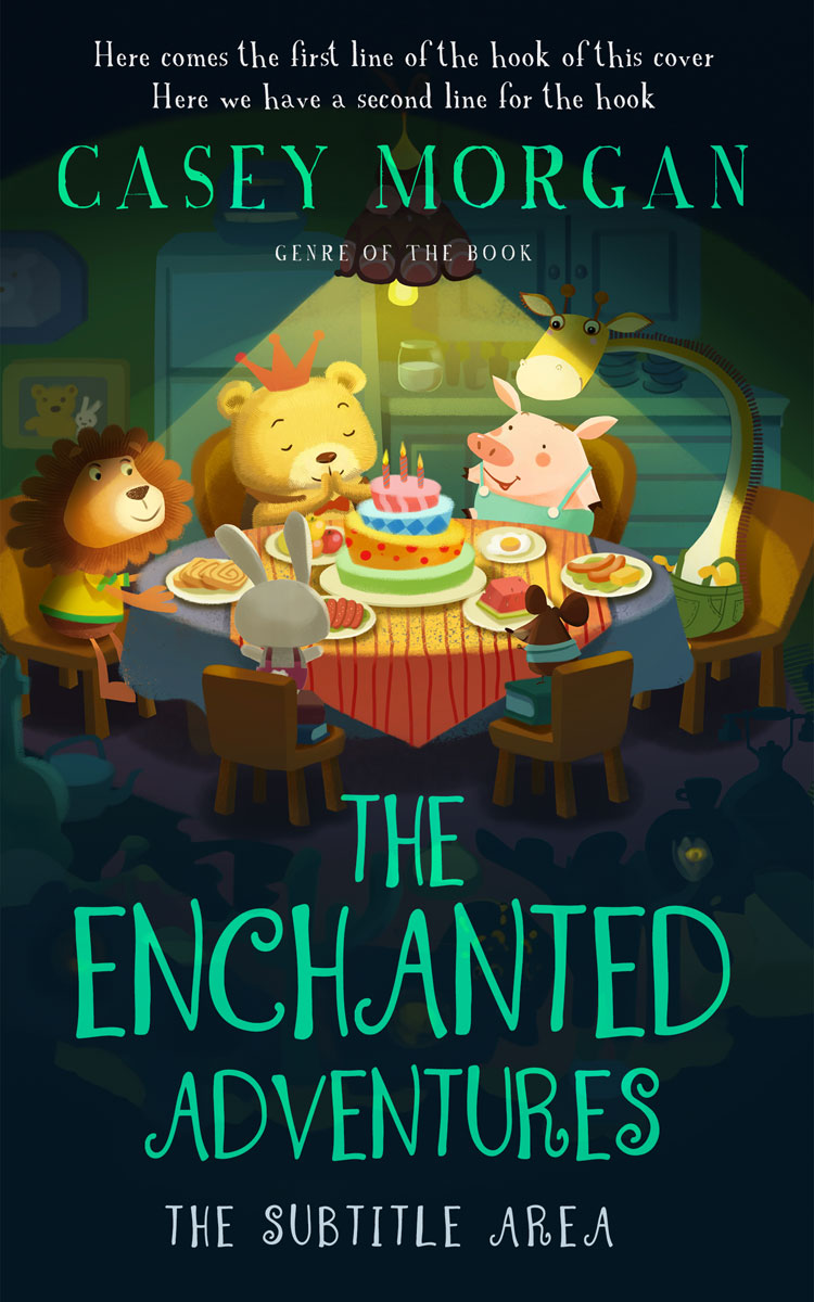 2D view of Bunker #14934 - Premade Teen & Young Adult Book Cover