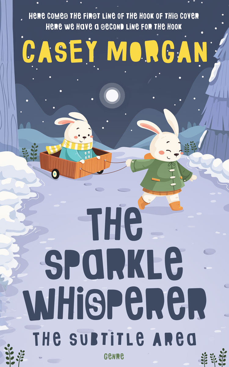 2D view of Premade Children's Book Cover - Fiord