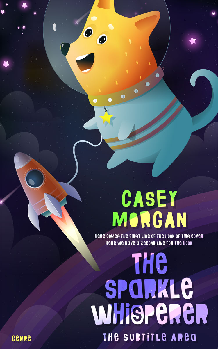 2D view of Steel Gray #14946 - Premade Fantasy Book Cover | BookCoverZone