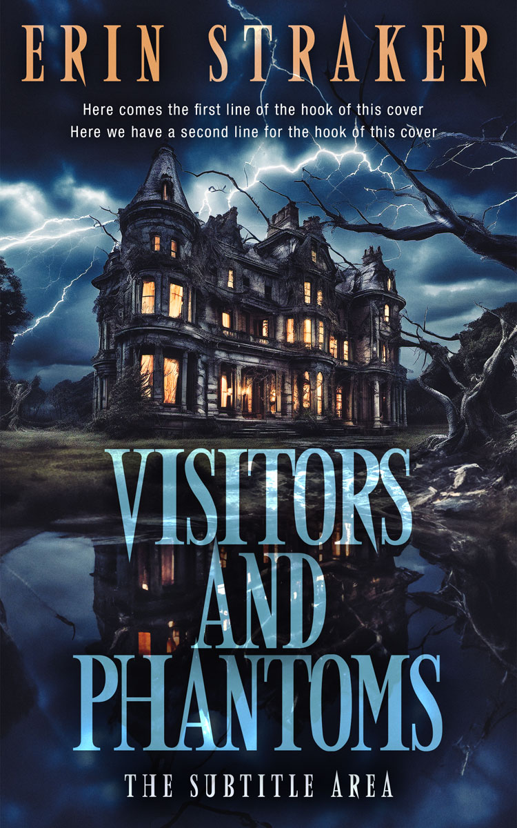 2D view of Ebony Clay #14964 - Premade Horror Book Cover