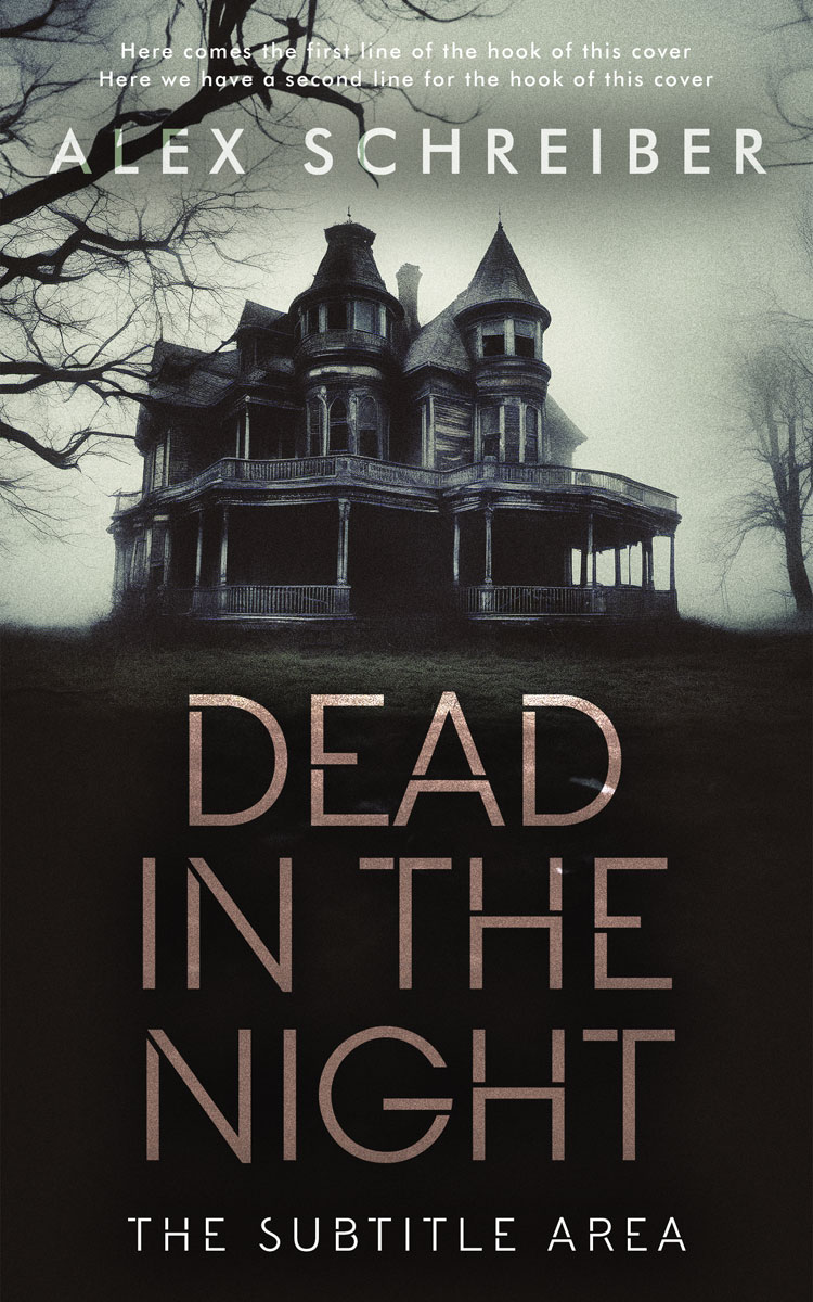 2D view of Green Spring #14990 - Premade Mystery & Thriller & Suspense Book Cover