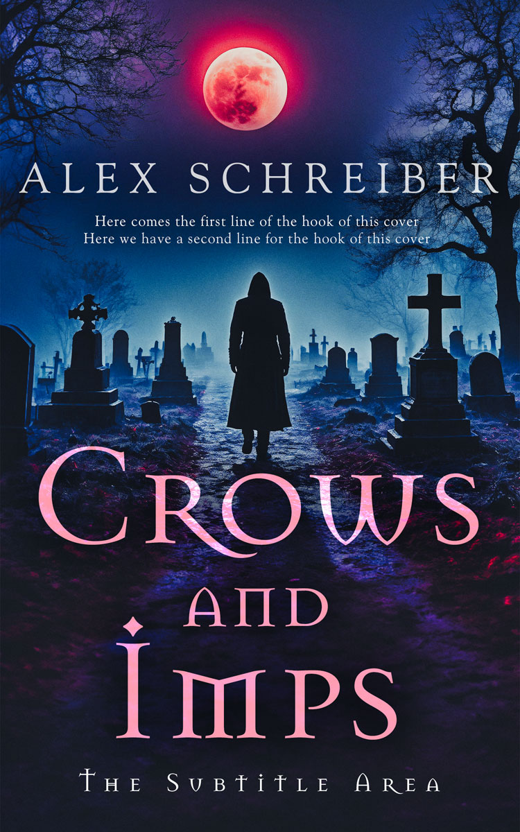 2D view of Premade Fantasy Book Cover - Mirage